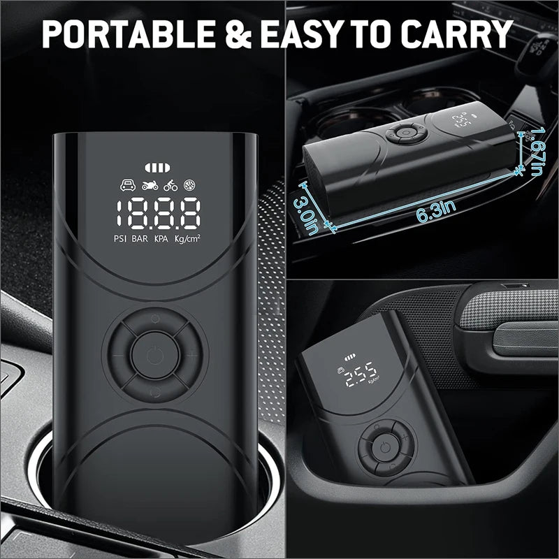 iMountek™ Wireless Tire Inflator: Fast, Portable Power